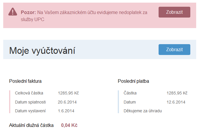 Problém Moje UPC - Vodafone TV - Vodafone Techforum