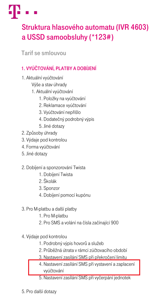 Jak nastavit m-platbu Vodafone?