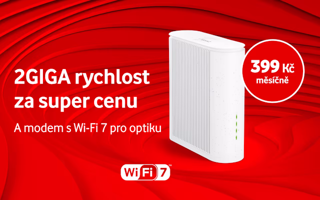 Nový tarif Ultra+ Fibre  2/2 Gbit
